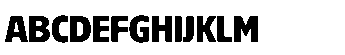 Raban Semi Bold Font UPPERCASE