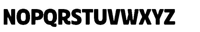 Raban Semi Bold Font UPPERCASE