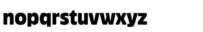 Raban Semi Bold Font LOWERCASE