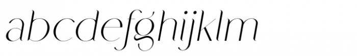 Rabble Italic Font LOWERCASE