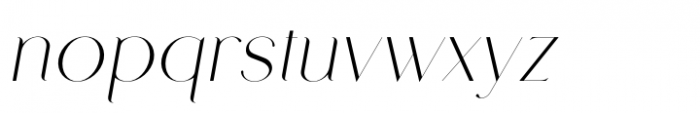 Rabble Italic Font LOWERCASE