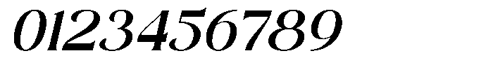 Rabelya Italic Font OTHER CHARS