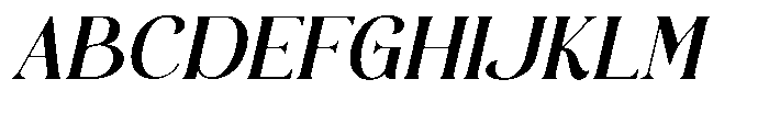 Rabelya Italic Font UPPERCASE