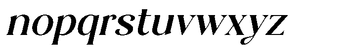 Rabelya Italic Font LOWERCASE