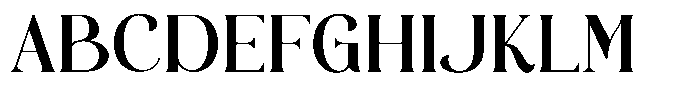Rabelya Regular Font UPPERCASE
