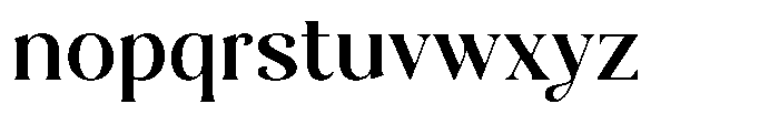 Rabelya Regular Font LOWERCASE