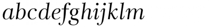 Rabenau Std Italic Font LOWERCASE