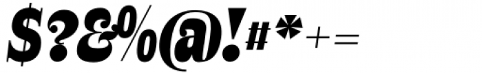 Rabento Black Italic Font OTHER CHARS