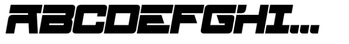 Rablog Black Italic Font UPPERCASE