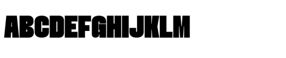 Rabmao Black Font UPPERCASE