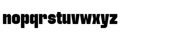Rabmao Extra Bold Font LOWERCASE