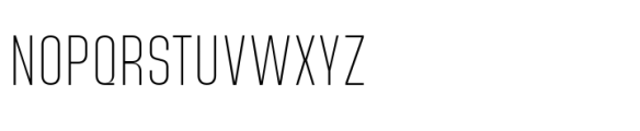 Rabmao Extra Light Font UPPERCASE