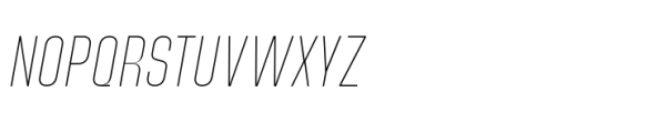 Rabmao Thin Italic Font UPPERCASE