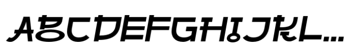 Raboan Slant Font UPPERCASE