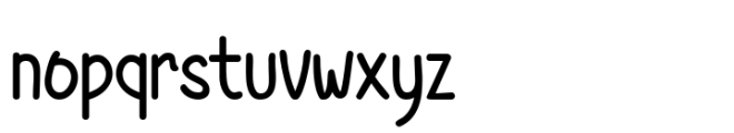 Raboka Font LOWERCASE