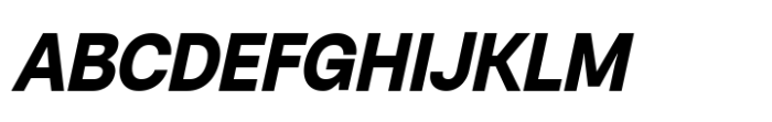 Rabon Grotesk Bold Italic Font UPPERCASE