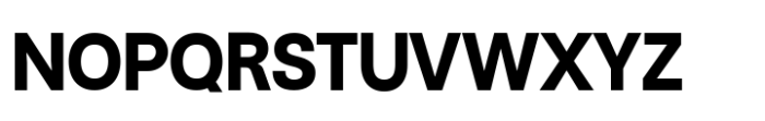 Rabon Grotesk Bold Font UPPERCASE