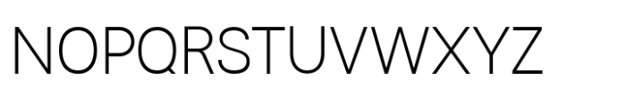 Rabon Grotesk Extra Light Font UPPERCASE