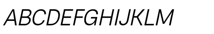 Rabon Grotesk Light Italic Font UPPERCASE
