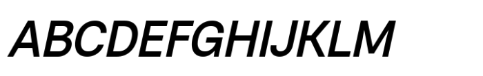 Rabon Grotesk Medium Italic Font UPPERCASE