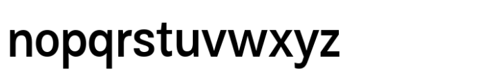 Rabon Grotesk Medium Font LOWERCASE