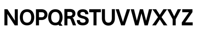 Rabon Grotesk Semi Bold Font UPPERCASE