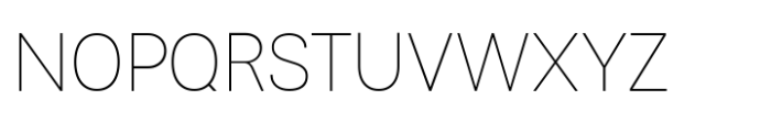 Rabon Grotesk Thin Font UPPERCASE