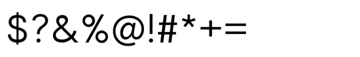 Rabon Grotesk Variable Font OTHER CHARS