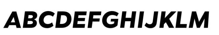Rabona 800 Italic Font UPPERCASE