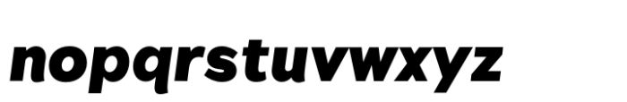 Rabona 900 Italic Font LOWERCASE