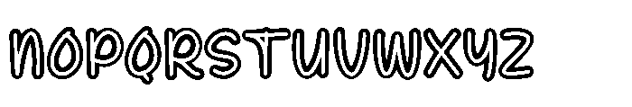 Raboon Font LOWERCASE