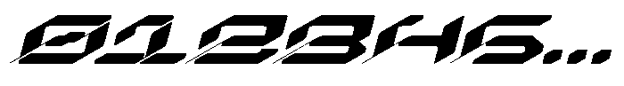 Race Hugo Italic Font OTHER CHARS