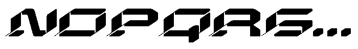 Race Hugo Regular Font UPPERCASE