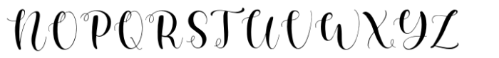 Rachel Laura Script Font UPPERCASE
