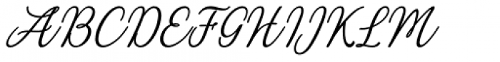 Rachidah Script Italic Font UPPERCASE