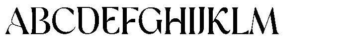 Rachin Font UPPERCASE