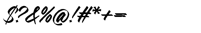 Racik Script Font OTHER CHARS