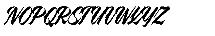 Racik Script Font UPPERCASE