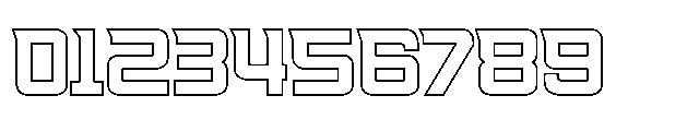 Racing 58 Regular Inliner Font OTHER CHARS