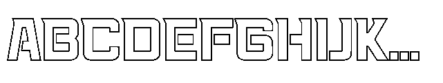 Racing 58 Regular Inliner Font UPPERCASE