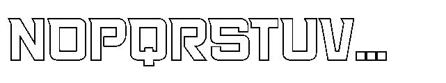 Racing 58 Regular Inliner Font UPPERCASE