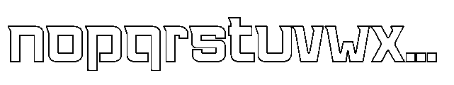 Racing 58 Regular Inliner Font LOWERCASE