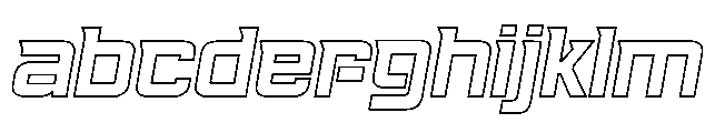 Racing 58 Slanted Inliner FONT