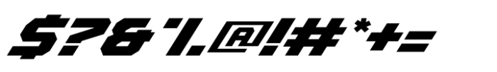 Racing Energy Font OTHER CHARS