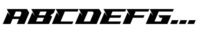 Racing Engine Sharps Font UPPERCASE