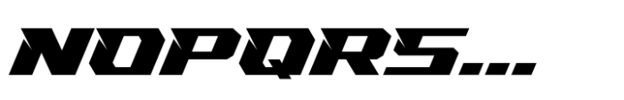 Racing Engine Sharps Font LOWERCASE