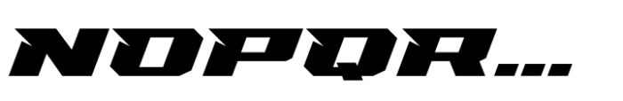 Racing Mega Race Font UPPERCASE