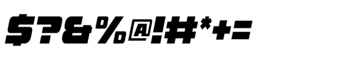 Racing Sport Display Font OTHER CHARS