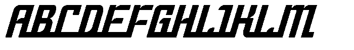 Racken Font UPPERCASE