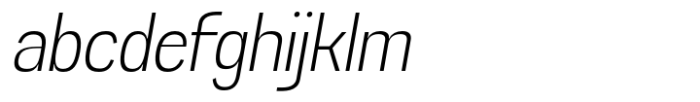 Radadawa Extra Light Expanded Italic FONT